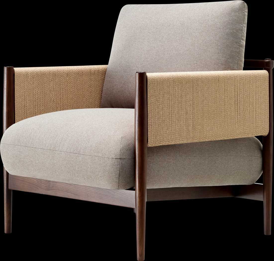 Itano II Brown Accent Chair - Thumbnail - Image 1