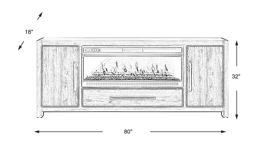 Dimension Image. Please refer to the Dimension Tab on this page for dimension details.