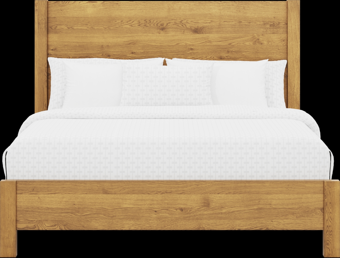 Ithaca Natural 5 Pc King Panel Bedroom - Thumbnail - Image 3