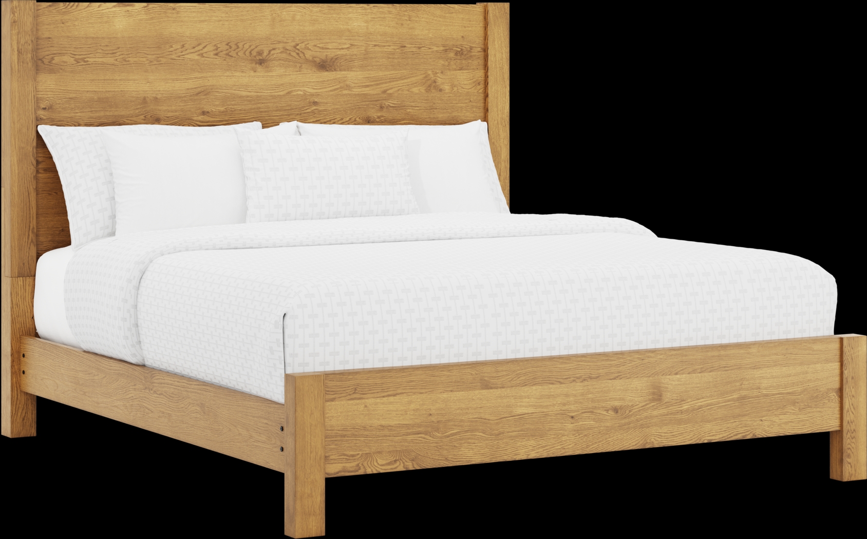 Ithaca Natural 5 Pc King Panel Bedroom - Thumbnail - Image 2