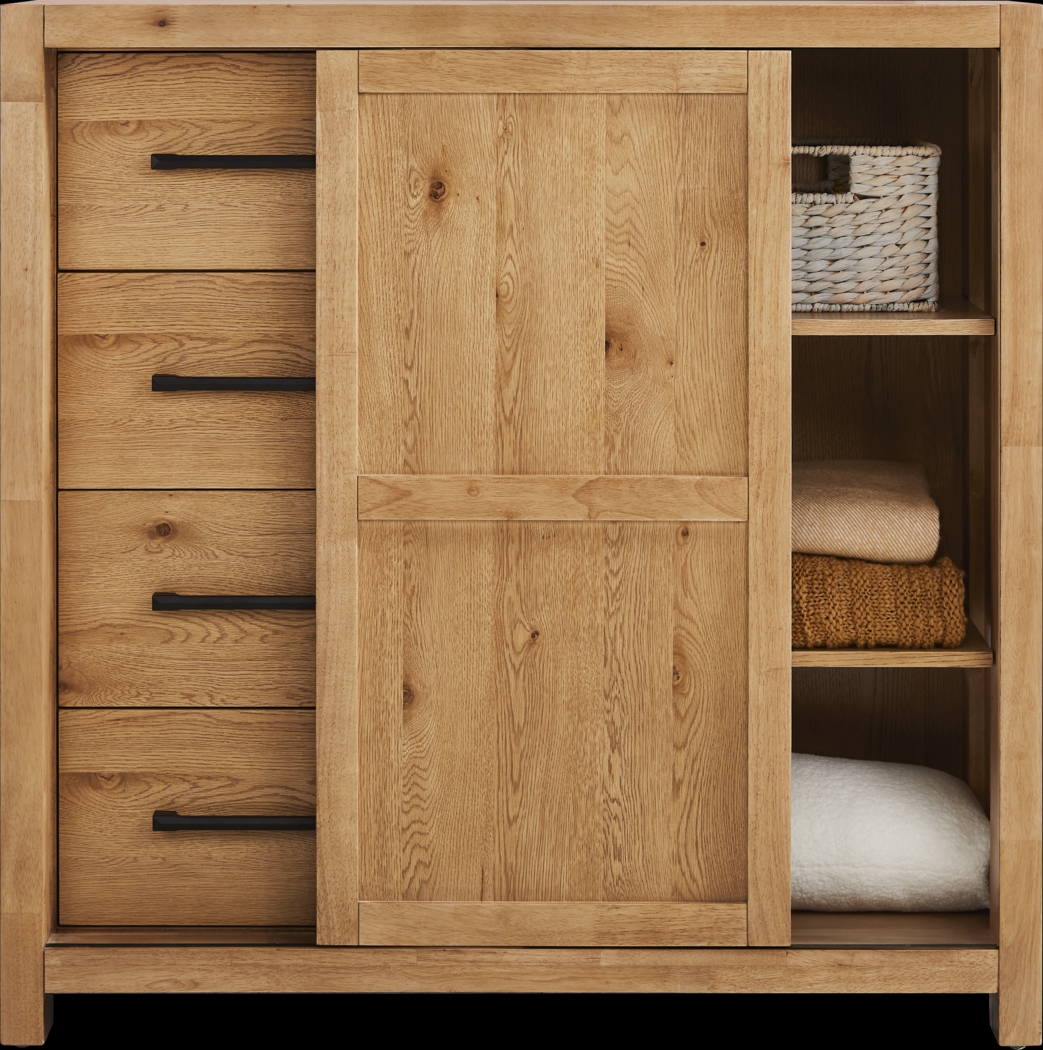 Ithaca Natural 4 Drawer Chest - Thumbnail - Image 2