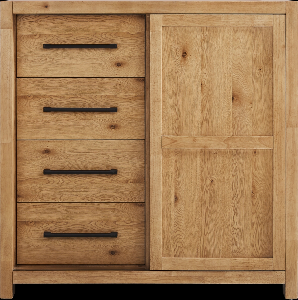 Ithaca Natural 4 Drawer Chest - Thumbnail - Image 1