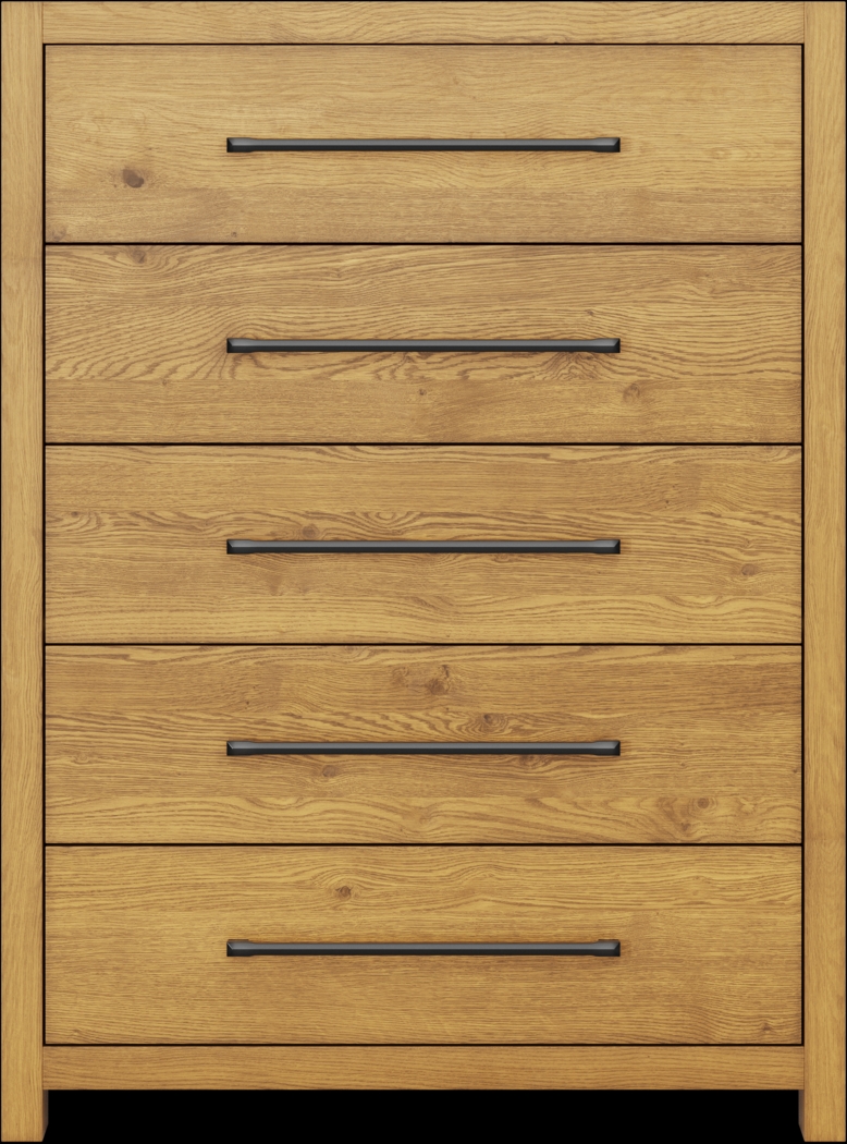 Ithaca Natural 5 Drawer Chest - Thumbnail - Image 1