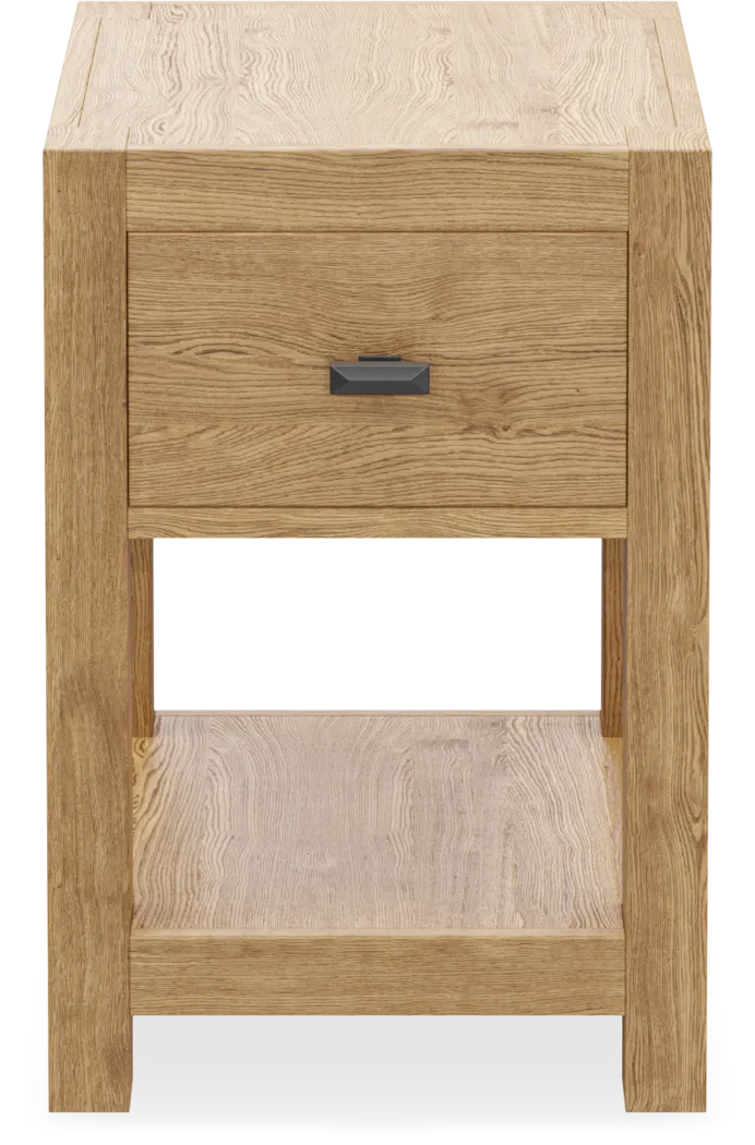 Ithaca Natural Chairside Table - Thumbnail - Image 2