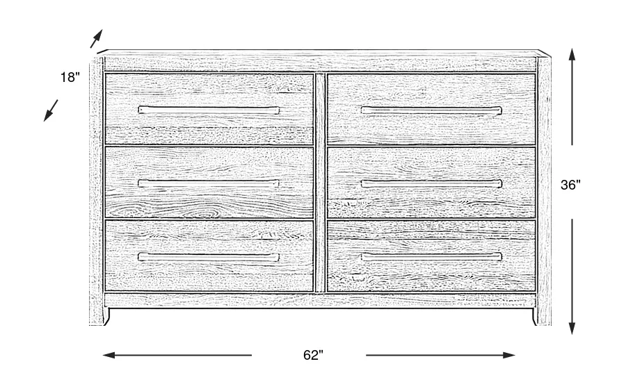Dimension Image. Please refer to the Dimension Tab on this page for dimension details.