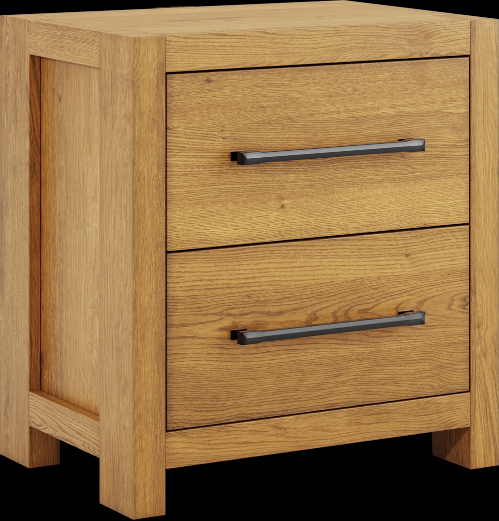 Ithaca Natural Nightstand - Thumbnail - Image 2