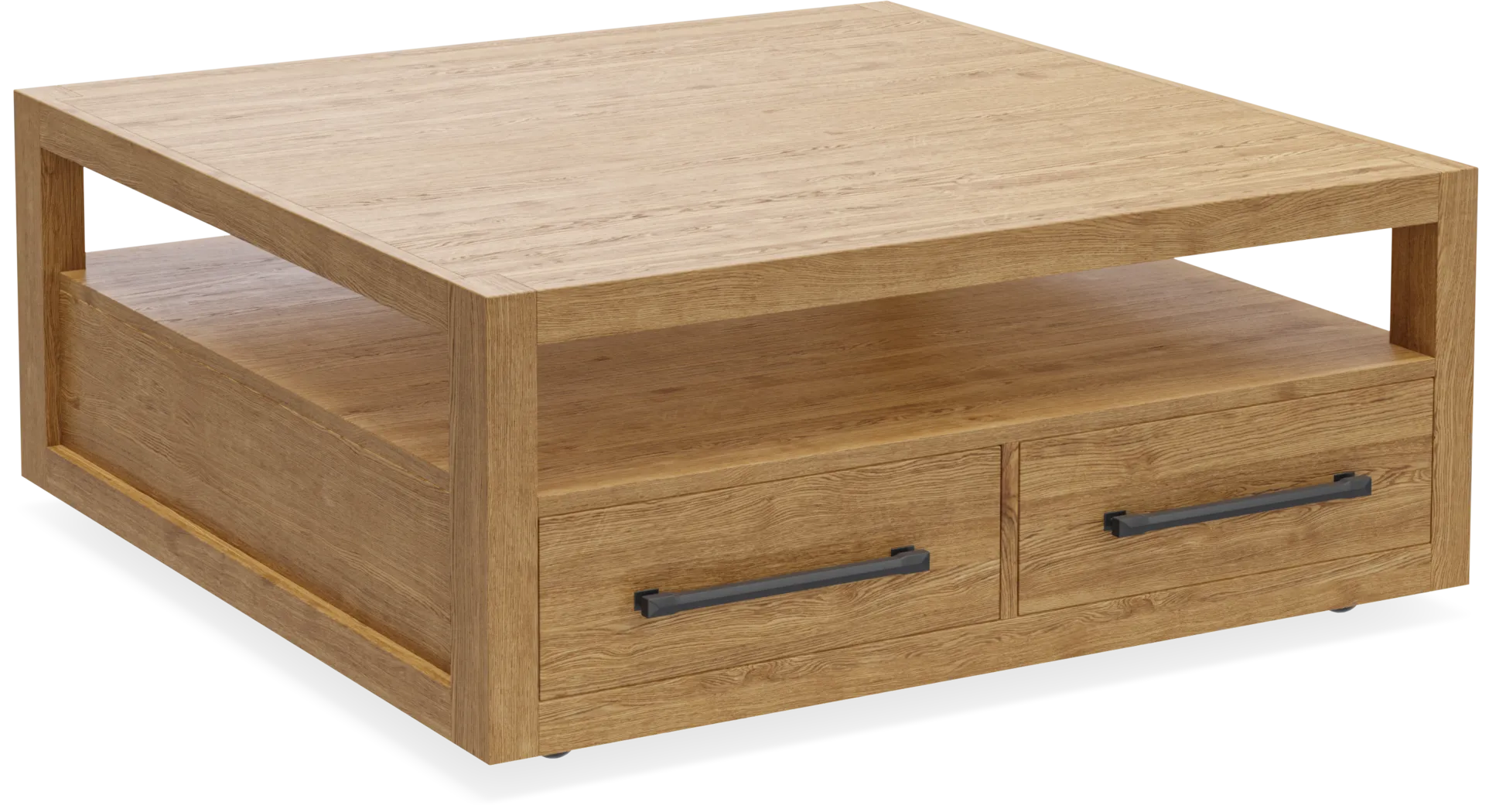 Ithaca Natural Square Cocktail Table - Thumbnail - Image 1