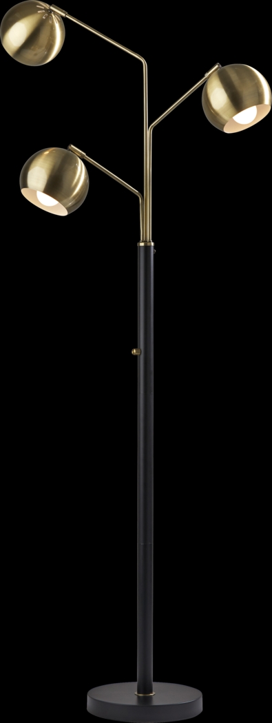 Ithaca Place Gold Floor Lamp - Thumbnail - Image 1