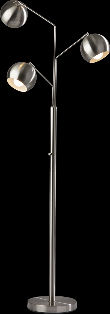 Ithaca Place Silver Floor Lamp - Thumbnail - Image 1