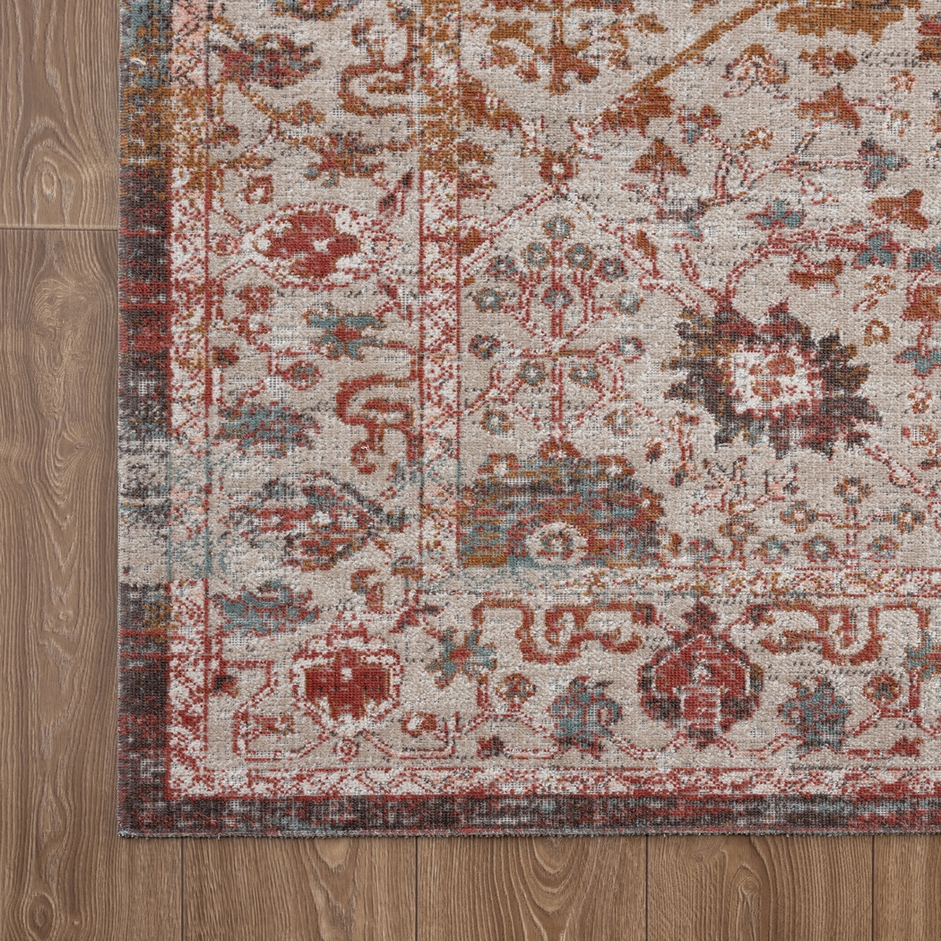 Itunia Beige 7'9 x 9'9 Indoor/Outdoor Rug - Thumbnail - Image 3