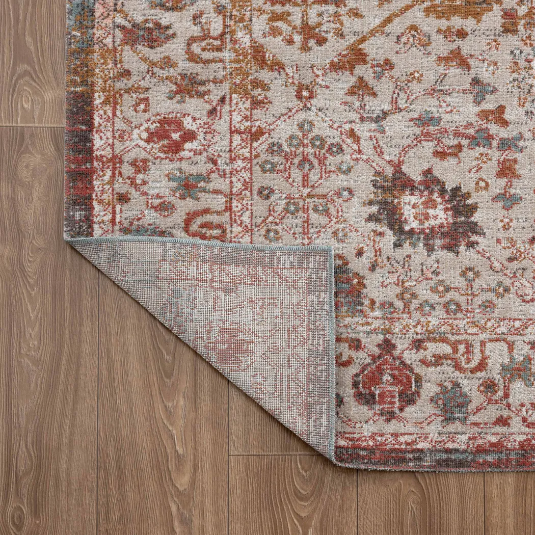 Itunia Beige 7'9 x 9'9 Indoor/Outdoor Rug - Image 6