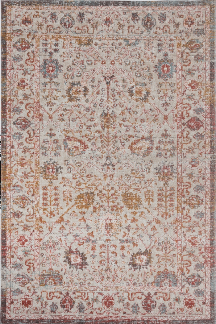 Itunia Beige 7'9 x 9'9 Indoor/Outdoor Rug - Thumbnail - Image 1