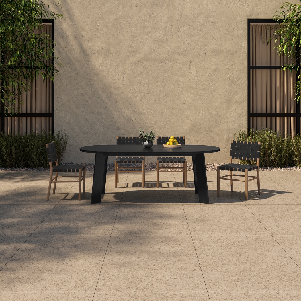 Ivada Black Side Chair - Thumbnail - Image 4