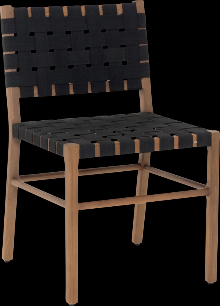 Ivada Black Side Chair - Thumbnail - Image 6