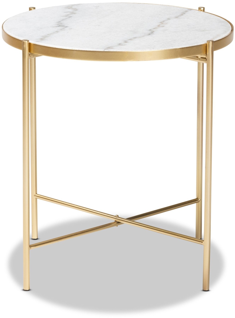 Ivella Ann Gold End Table - Thumbnail - Image 2