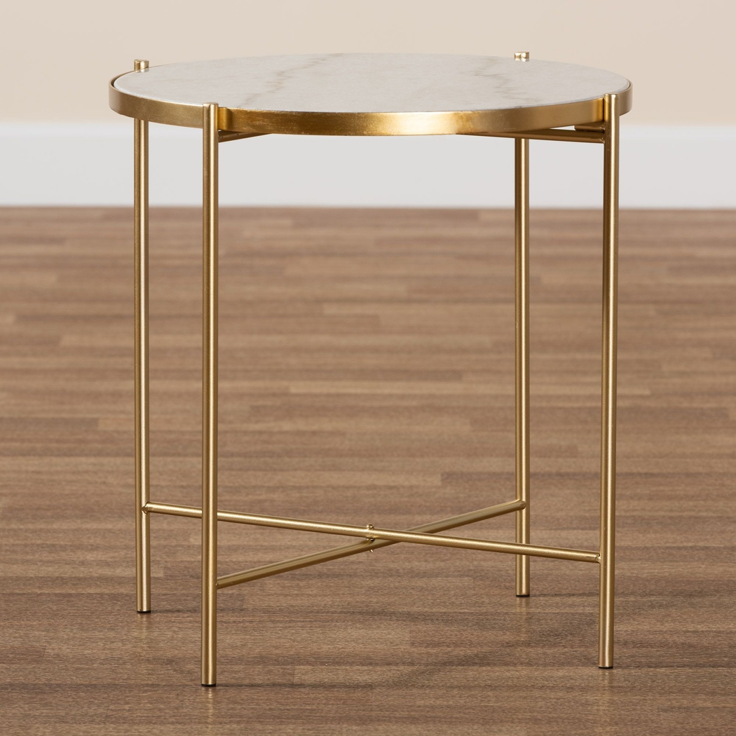 Ivella Ann Gold End Table - Thumbnail - Image 5
