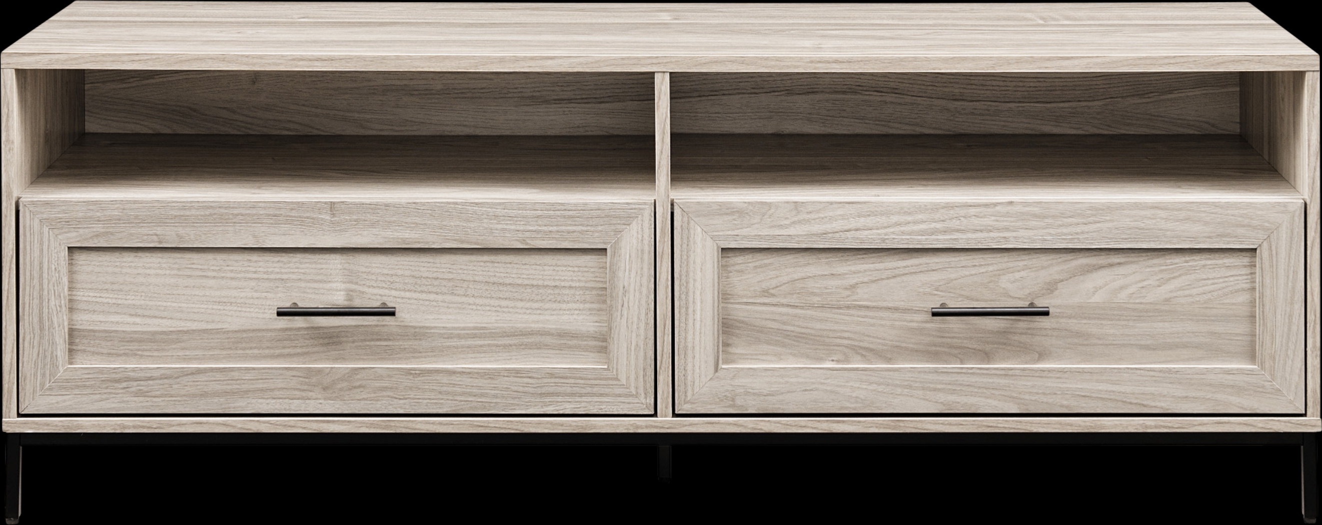 Ivellan Beige 2 Drawer TV Console - Thumbnail - Image 1