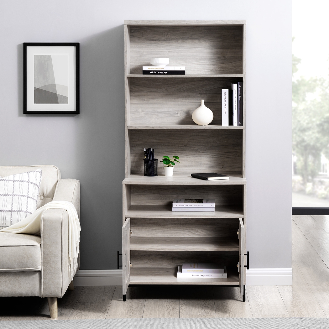 Ivellan Beige Bookcase - Thumbnail - Image 3
