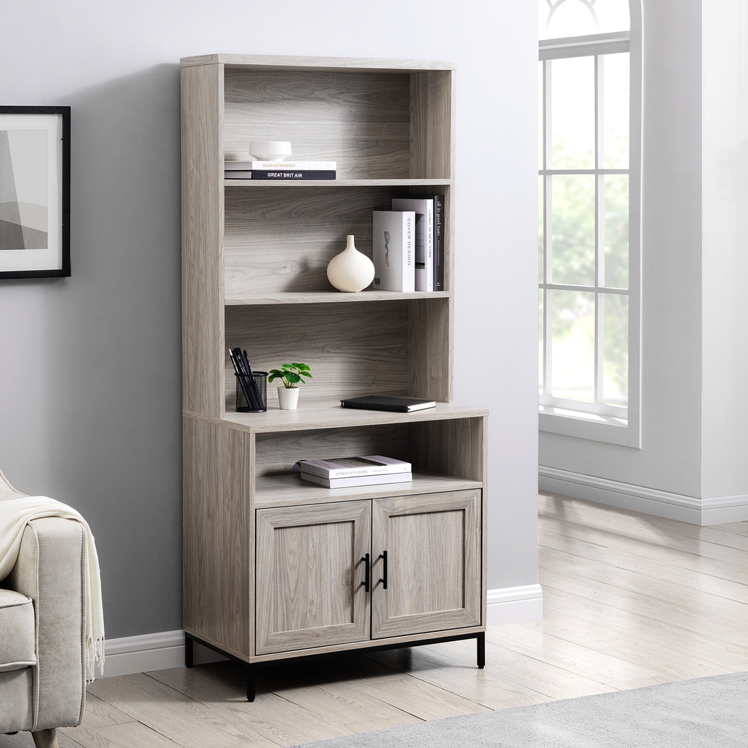 Ivellan Beige Bookcase - Thumbnail - Image 4
