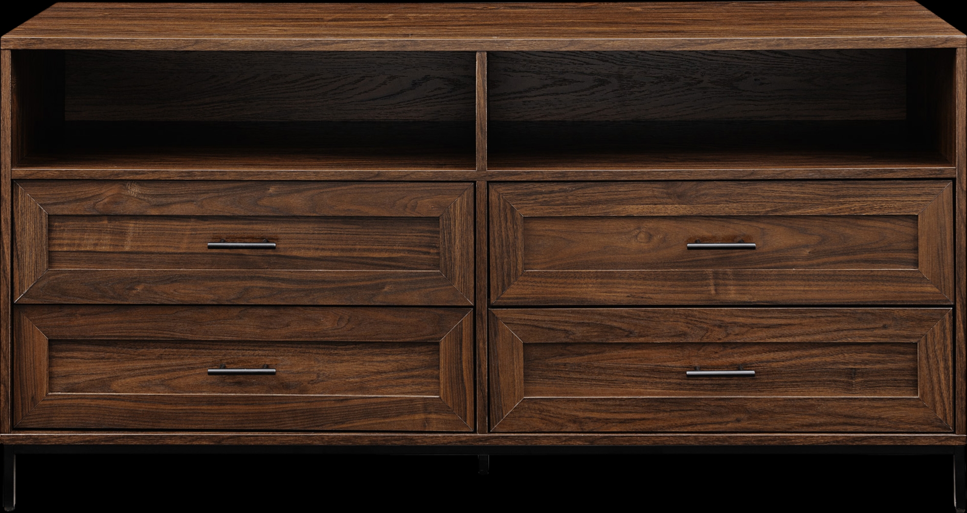 Ivellan Brown 4 Drawer TV Console - Thumbnail - Image 1