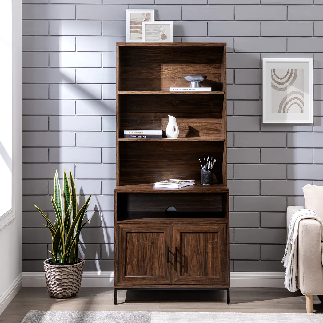 Ivellan Brown Bookcase - Thumbnail - Image 2