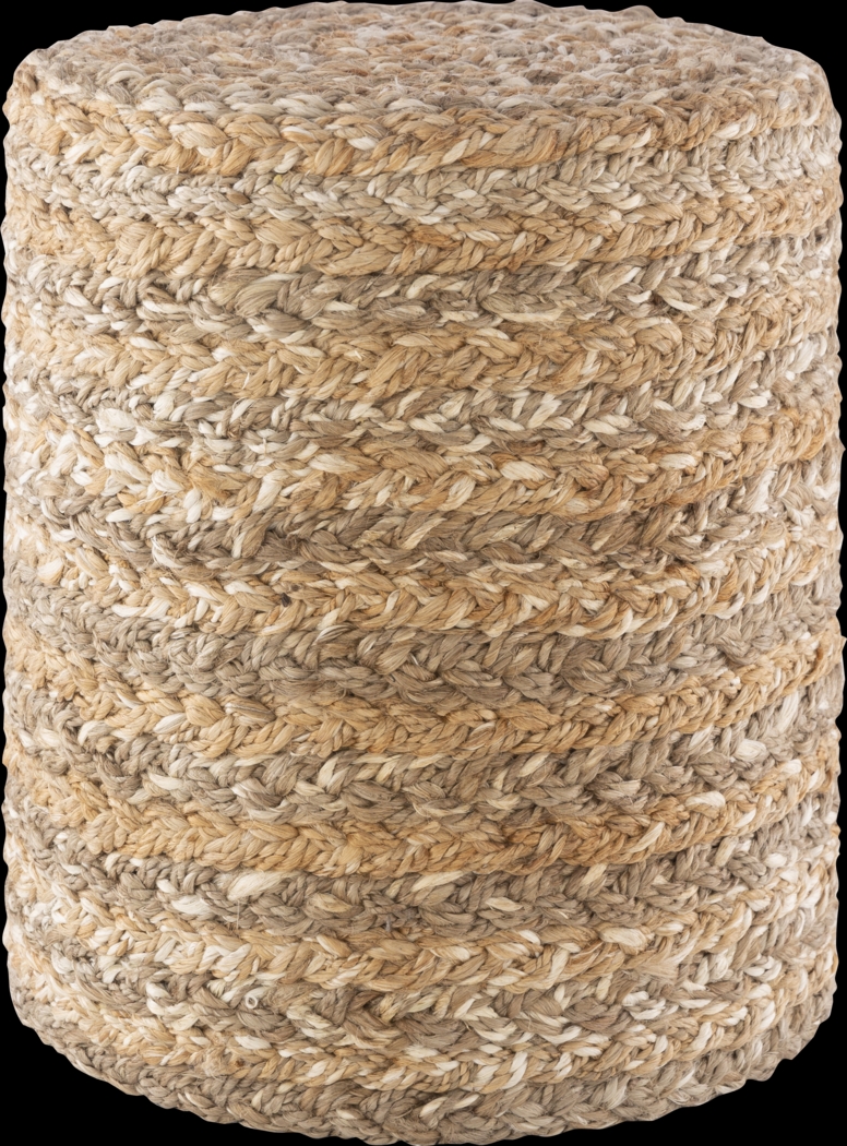 Invergordon Khaki Ottoman - Thumbnail - Image 1