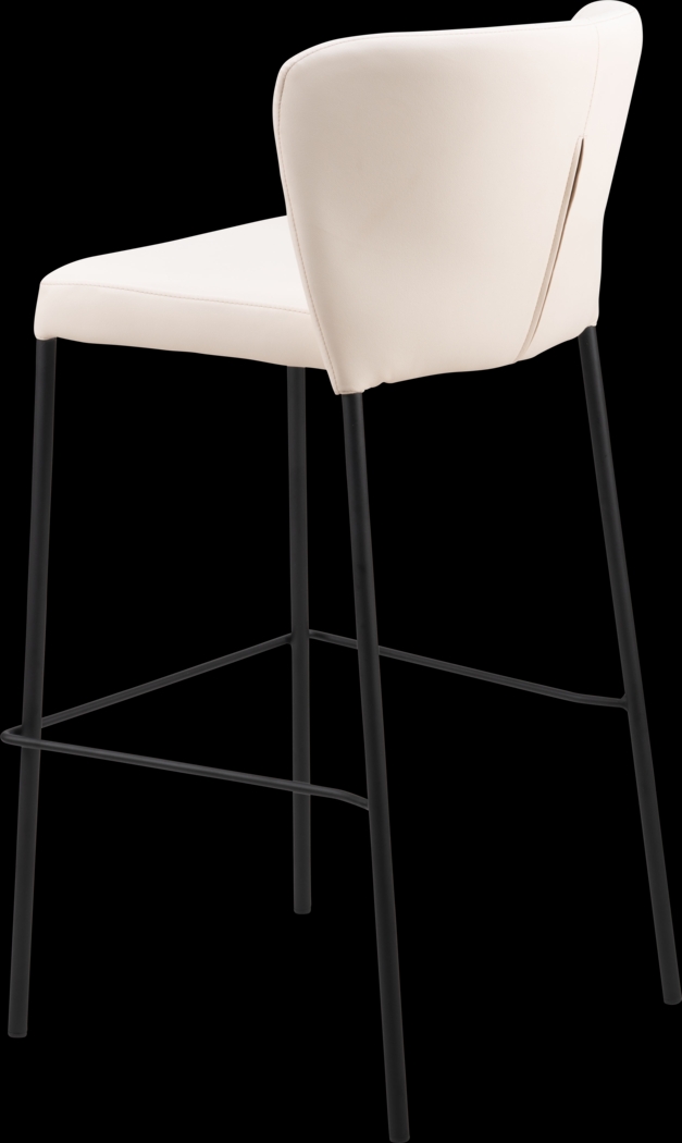 Ivie Beige Barstool, Set of 2 - Thumbnail - Image 7