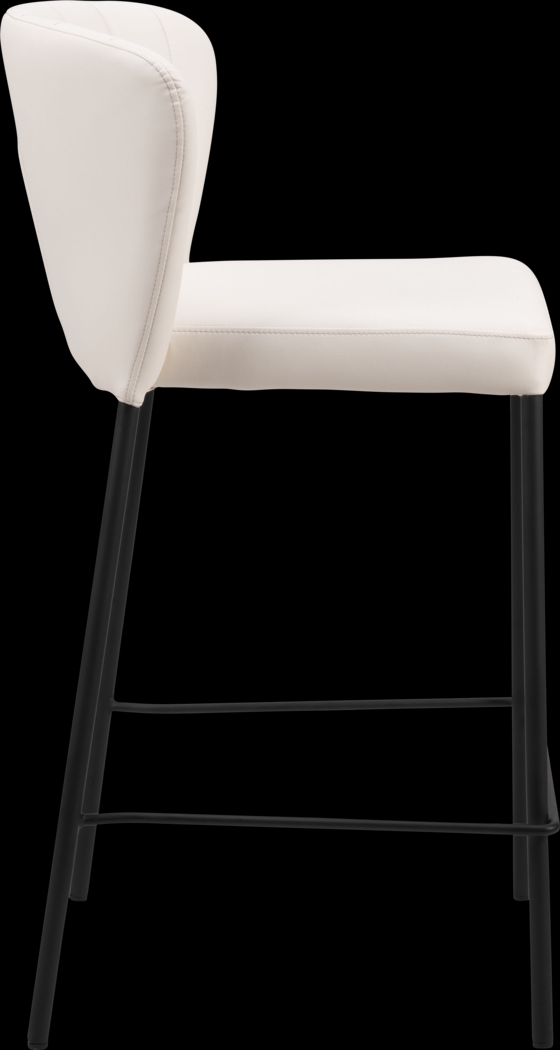 Ivie White Counter Height Stool, Set of 2 - Thumbnail - Image 7