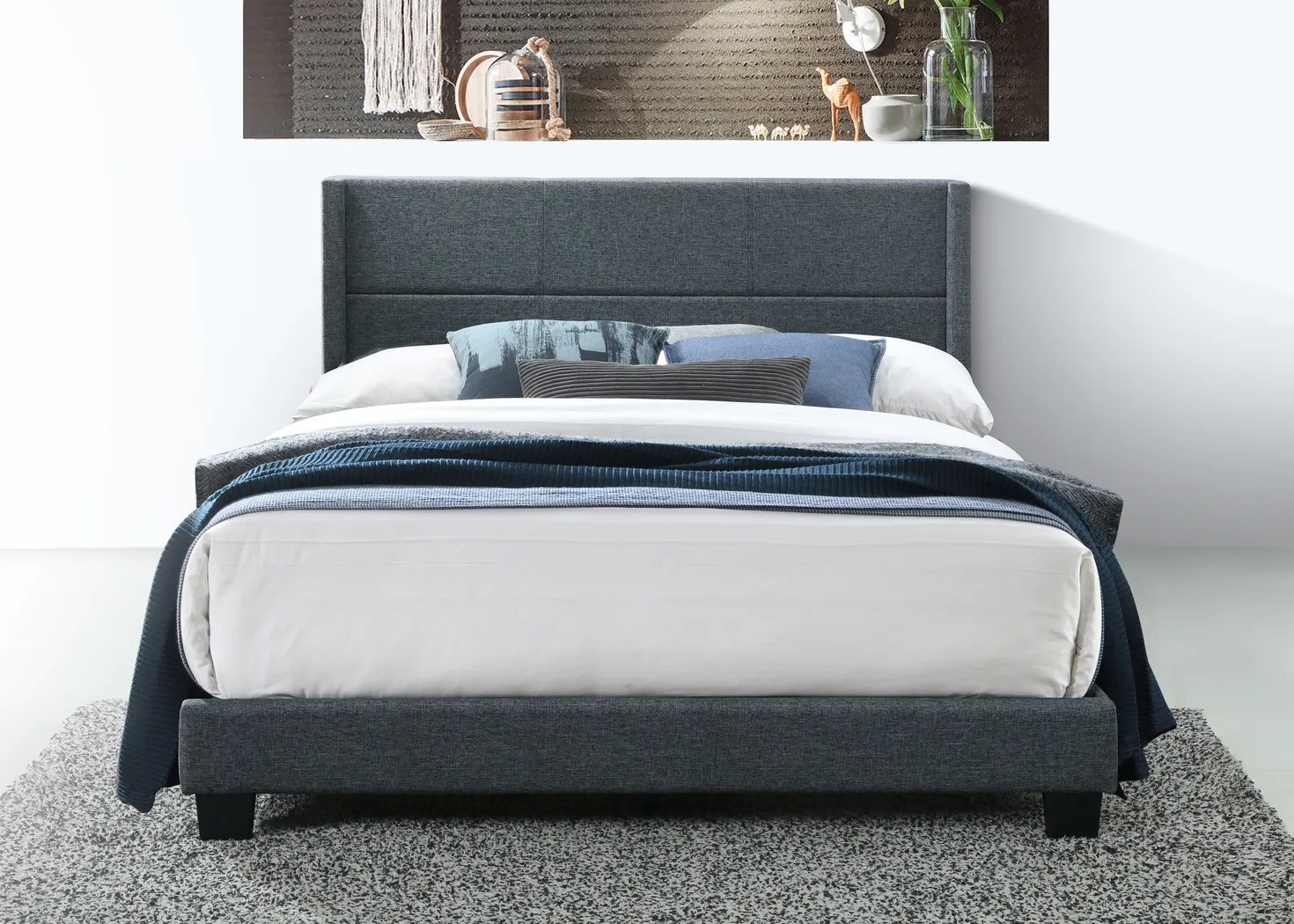 Ivin Gray Bed - Thumbnail - Image 4