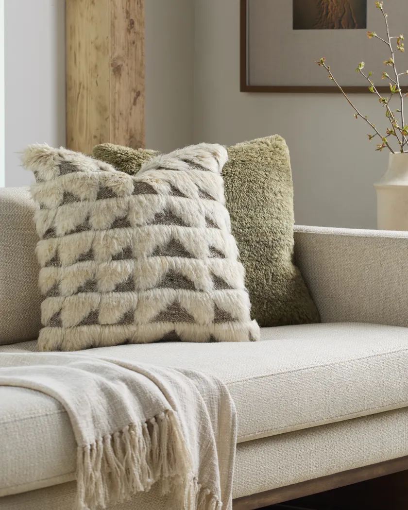 Ivren Beige Accent Pillow - Image 5