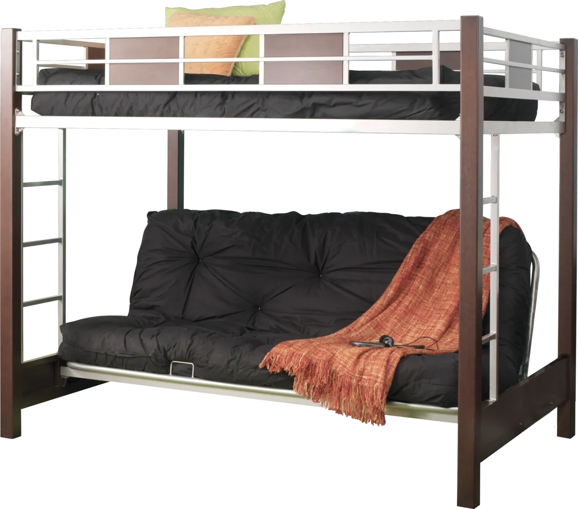 Ivy League Cherry 4 Pc Full/Futon Loft Bed - Thumbnail - Image 1