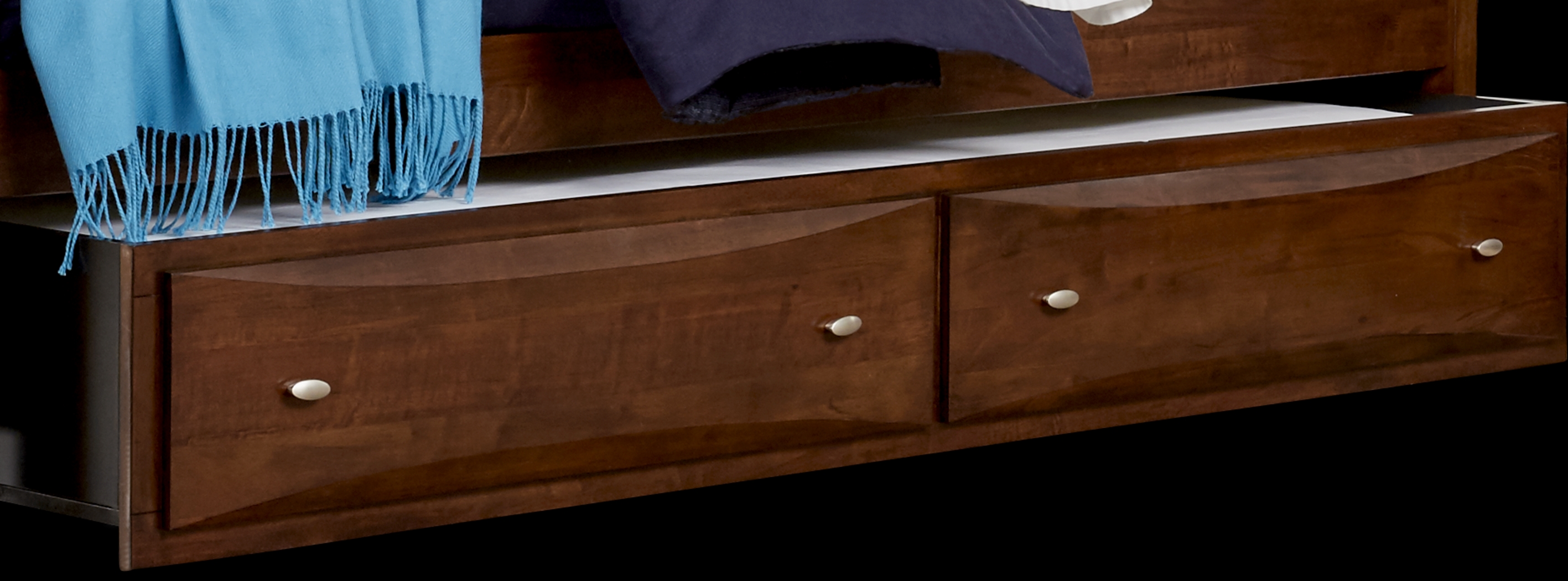 Ivy League Cherry Twin Storage Trundle - Thumbnail - Image 1