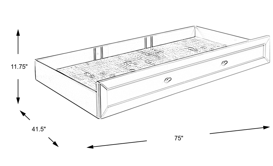 Dimension Image. Please refer to the Dimension Tab on this page for dimension details.
