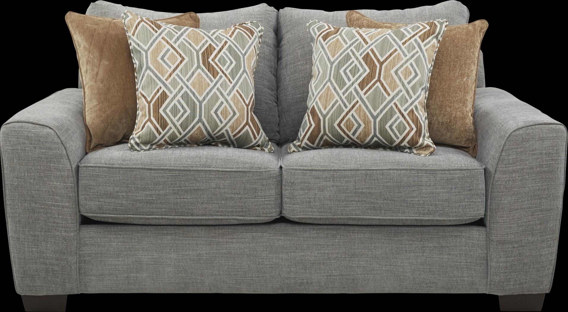 Ivyleigh Silver Loveseat - Thumbnail - Image 1