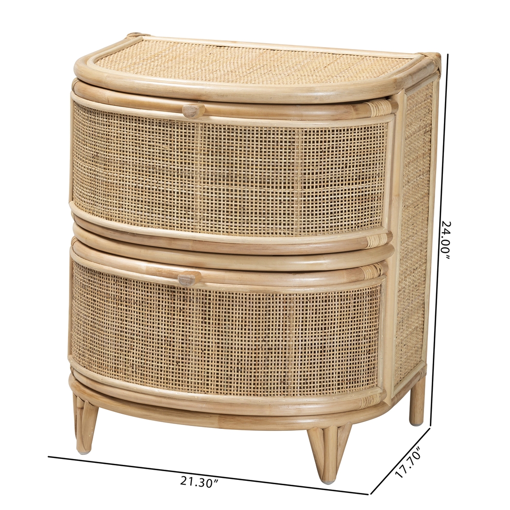 Ixora Brown Nightstand - Thumbnail - Image 10