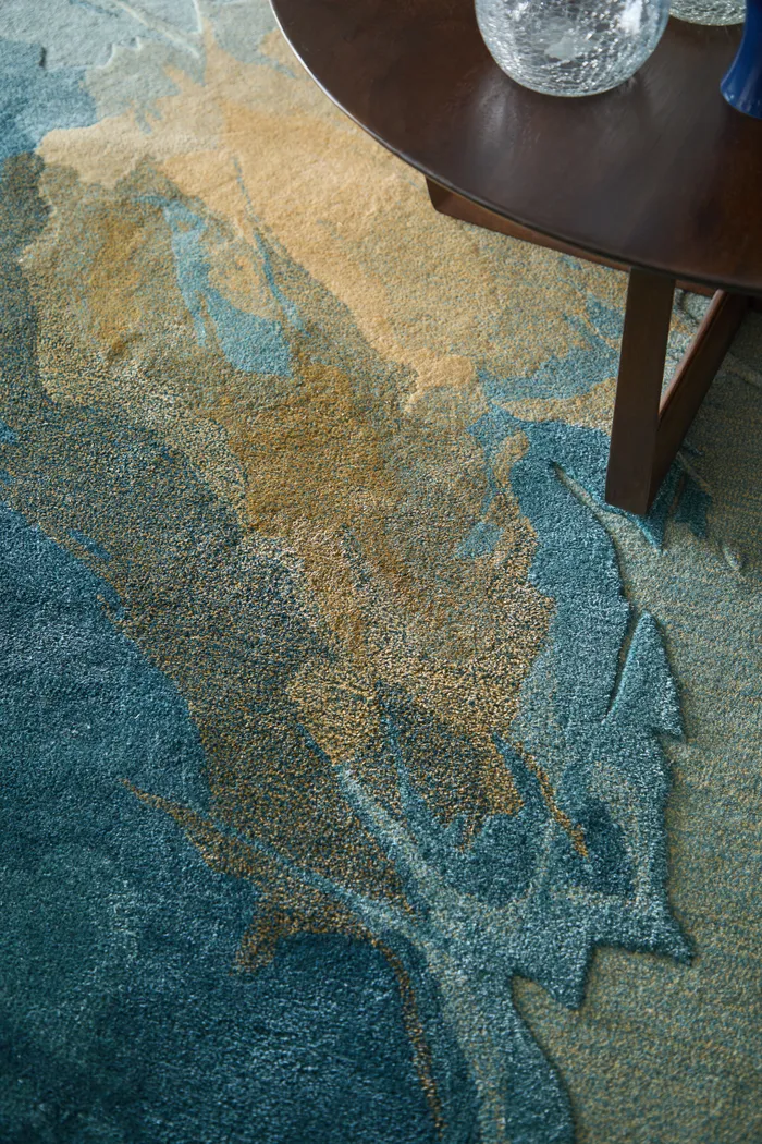 Ixtabi Blue/Gold 8' x 10' Rug - Image 5