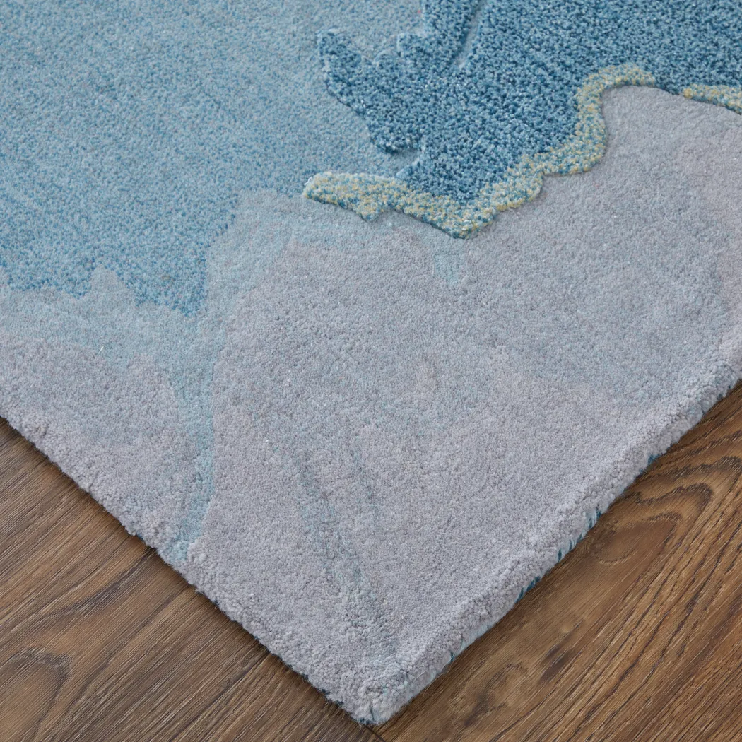 Ixtabi Blue/Gold 8' x 10' Rug - Image 8