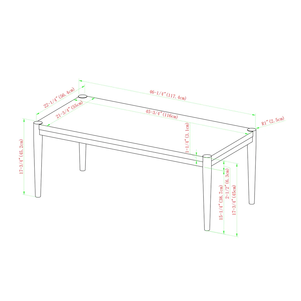 Ixworht Walnut Cocktail Table - Image 5