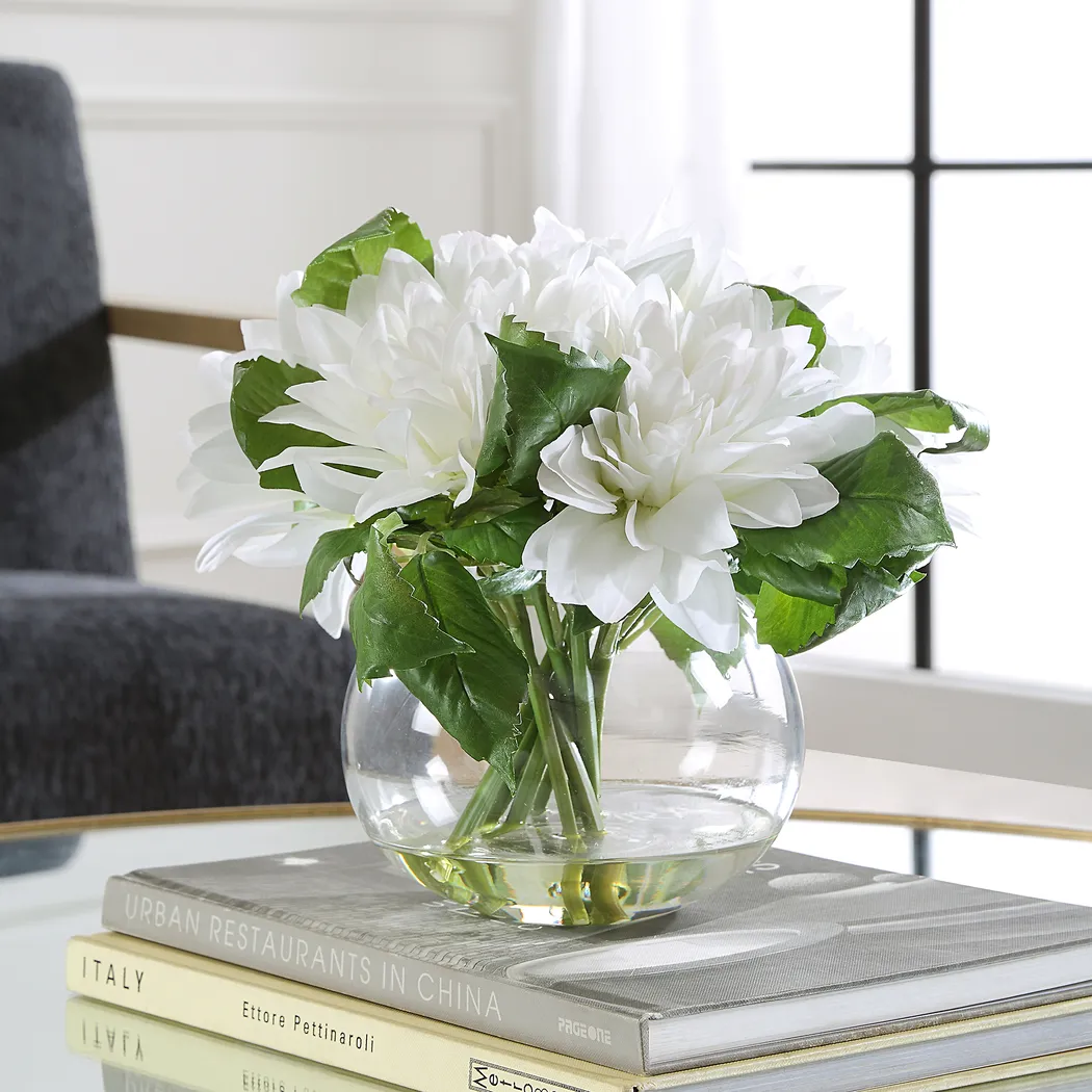 Jaabix White Silk Flower Arrangement - Thumbnail - Image 2