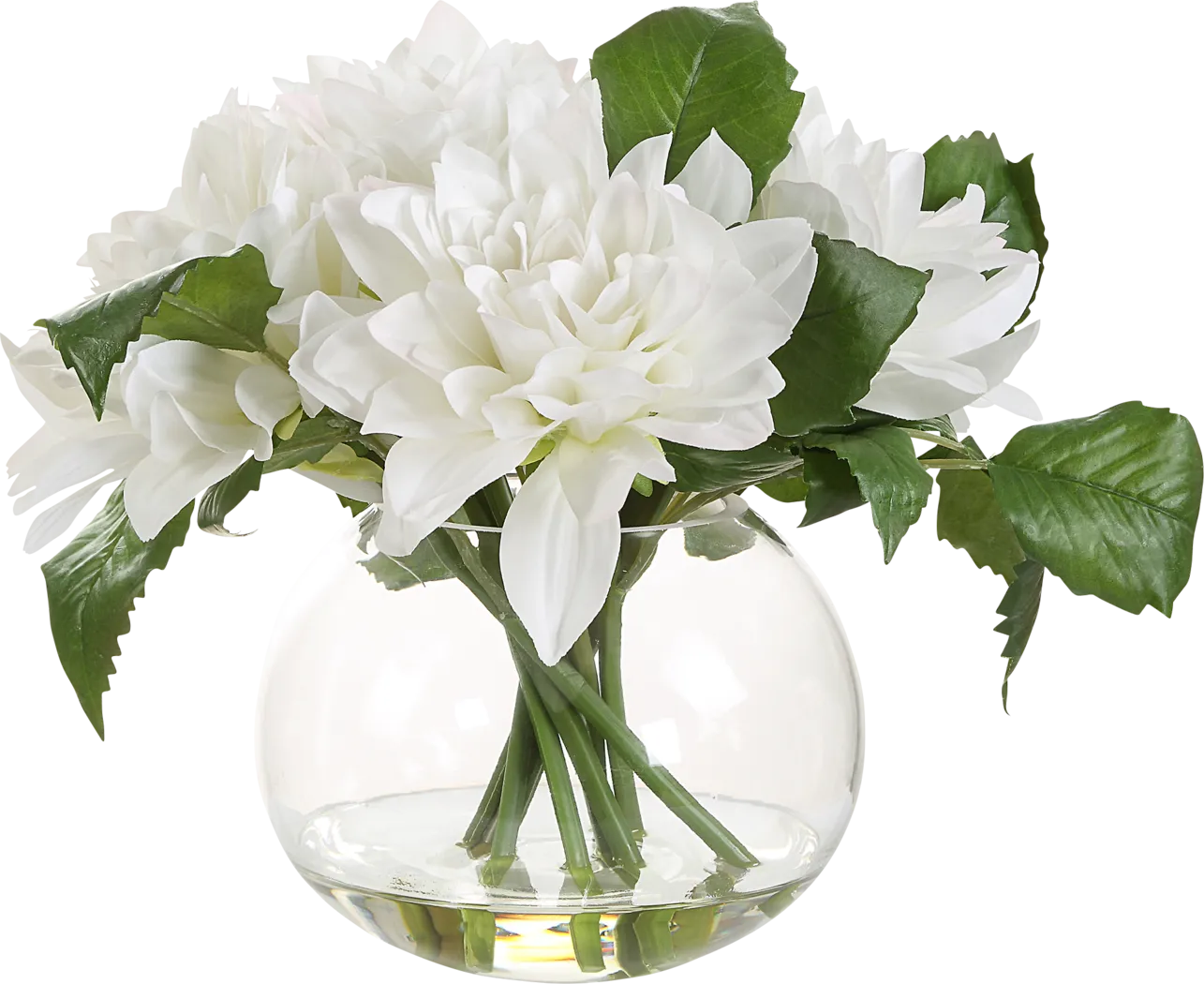 Jaabix White Silk Flower Arrangement - Thumbnail - Image 1