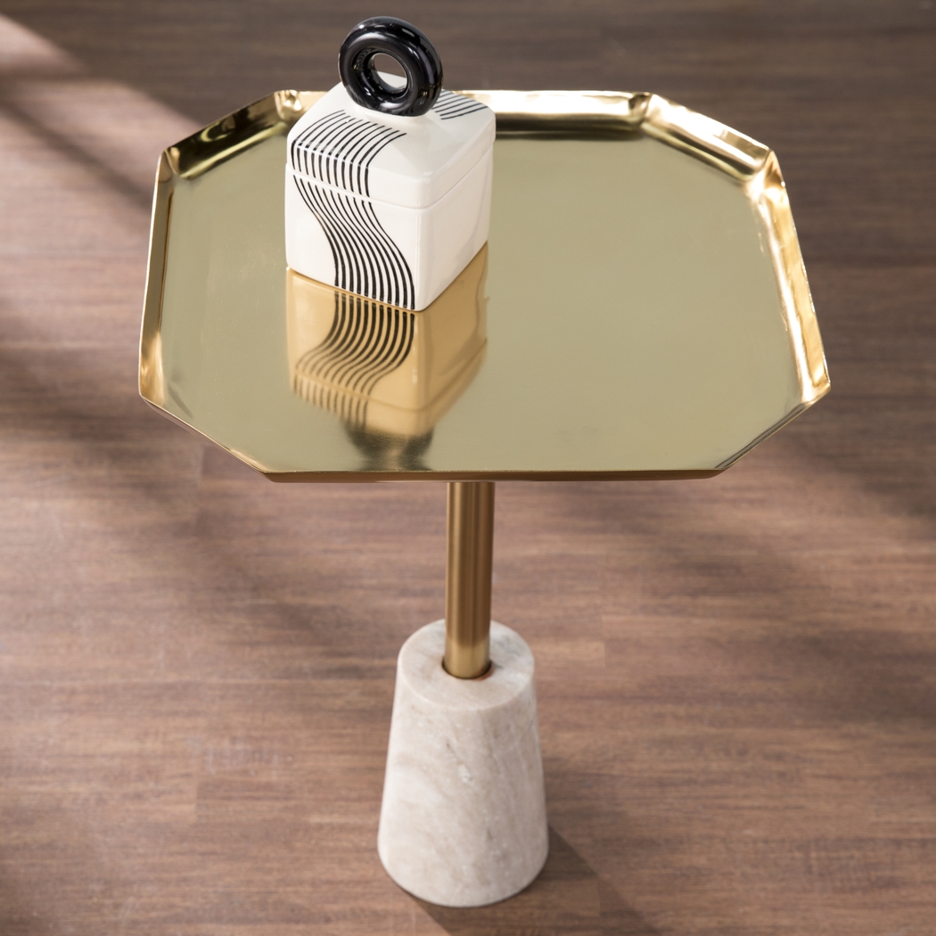 Jacelyn Gold Accent Table - Thumbnail - Image 3