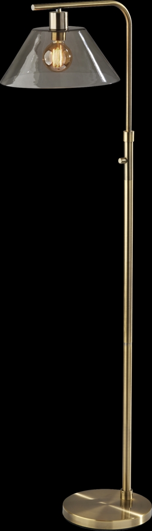 Jacelyn Point Brass Floor Lamp - Thumbnail - Image 1