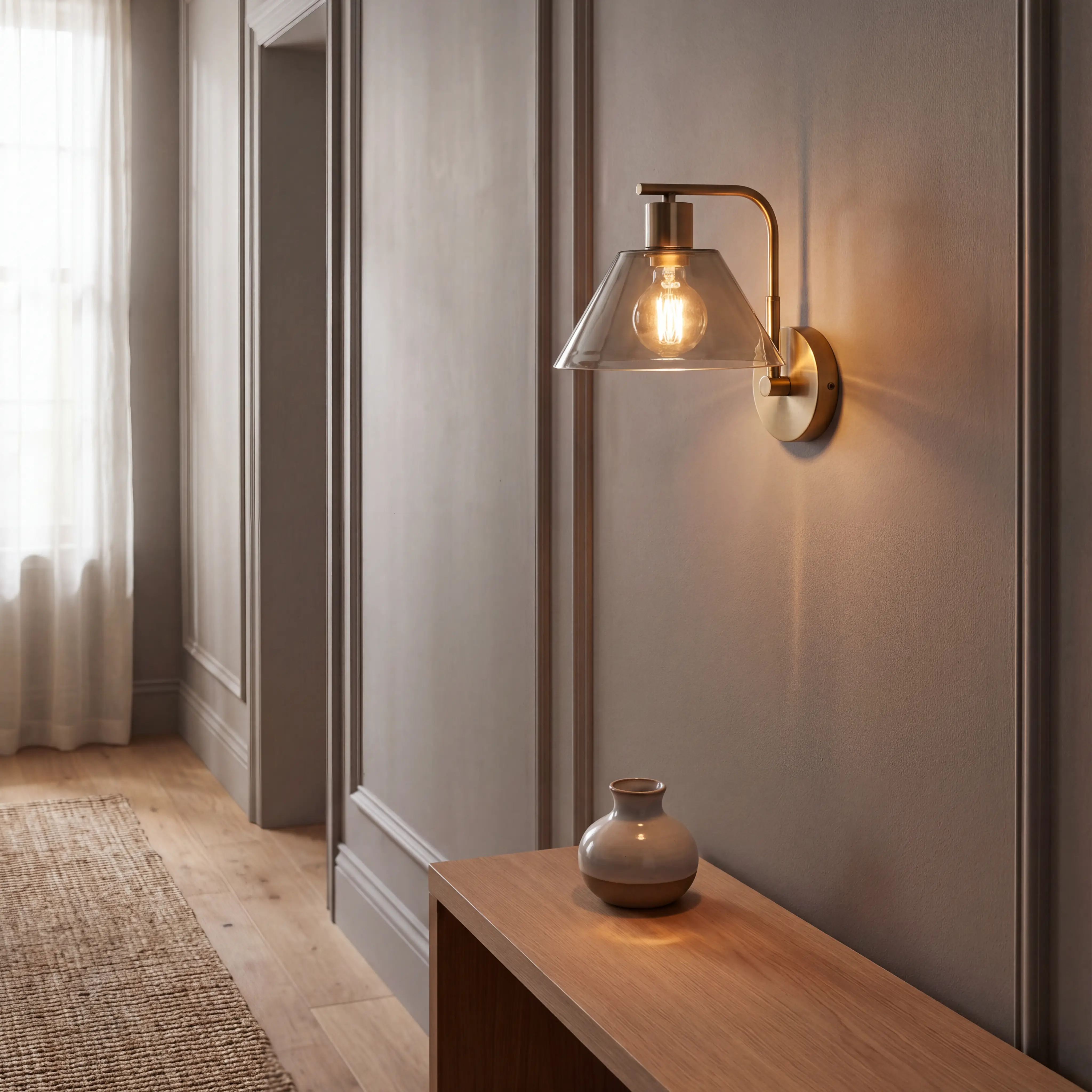 Jacelyn Point Brass Sconce - Thumbnail - Image 2