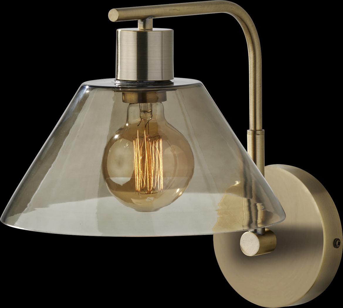 Jacelyn Point Brass Sconce - Thumbnail - Image 1
