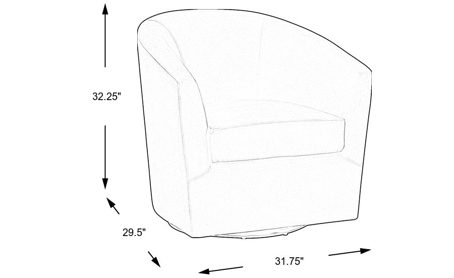 Dimension Image. Please refer to the Dimension Tab on this page for dimension details.