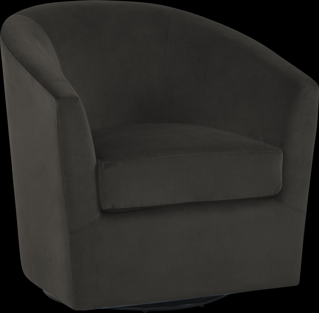 Jacey Slate Accent Swivel Chair - Thumbnail - Image 1