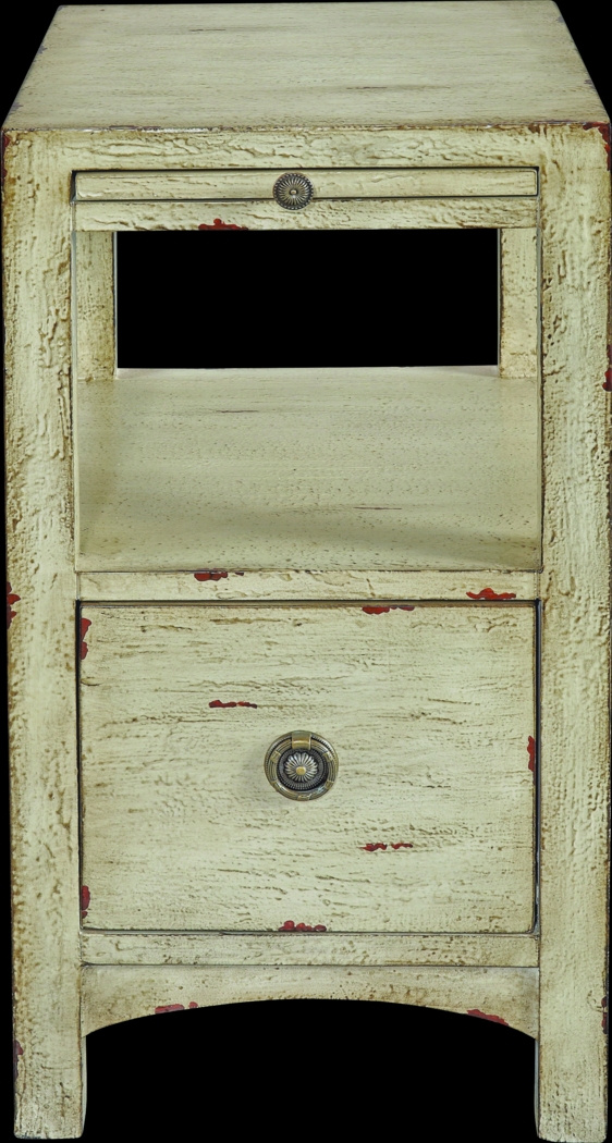 Jacinda Beige Chairside Table - Thumbnail - Image 2