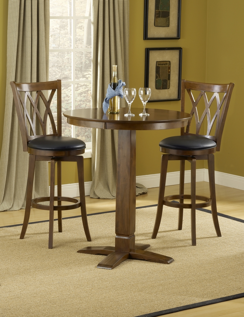 Jackdaw Black 3 Pc. Bistro Table Set - Thumbnail - Image 2