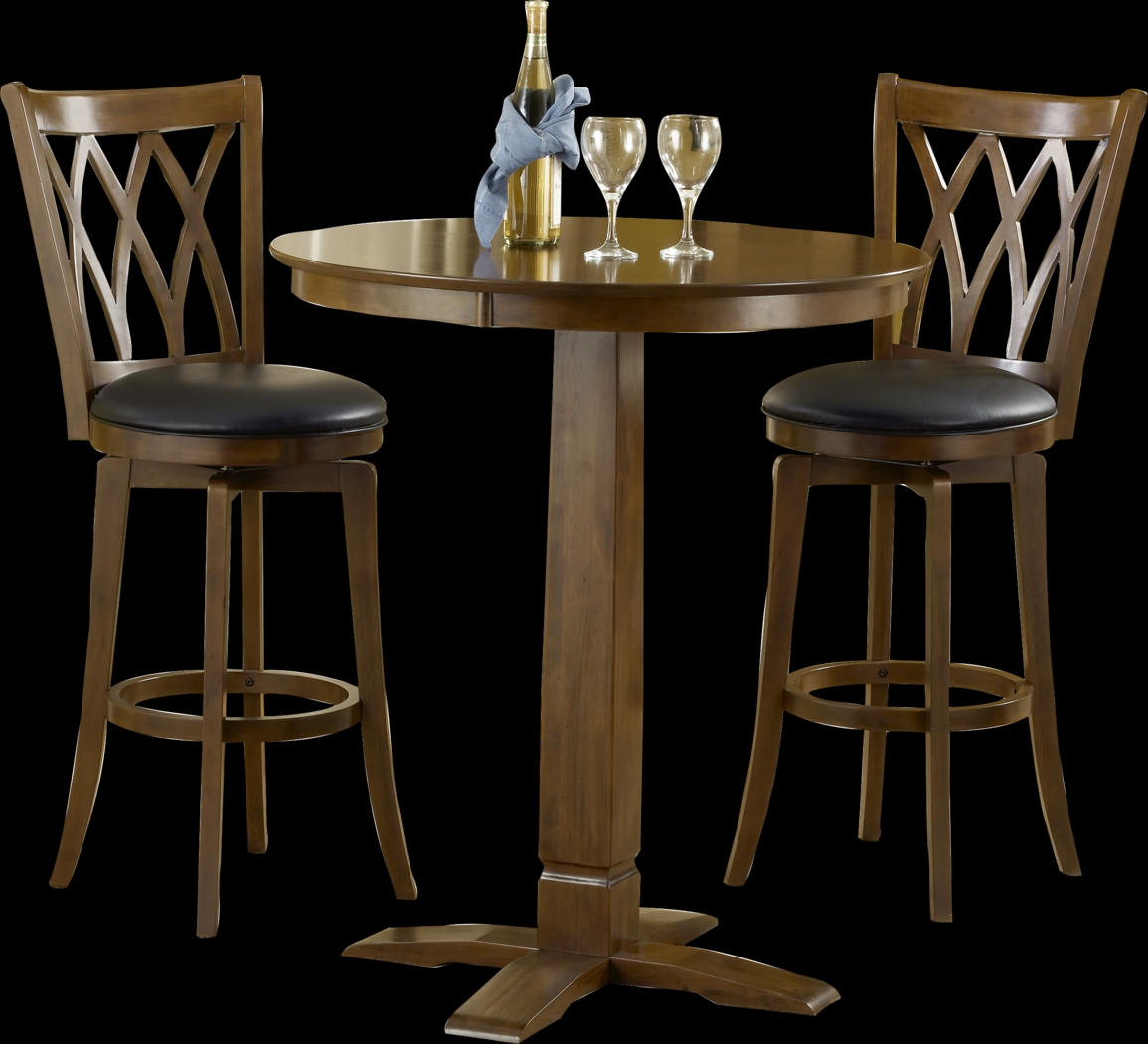 Jackdaw Black 3 Pc. Bistro Table Set - Thumbnail - Image 1