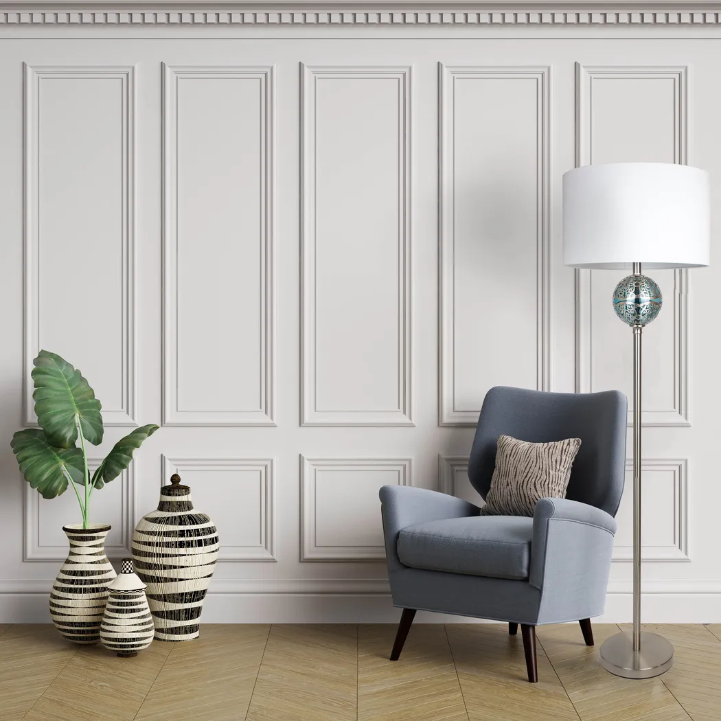 Jacksith Street Nickel Floor Lamp - Thumbnail - Image 3